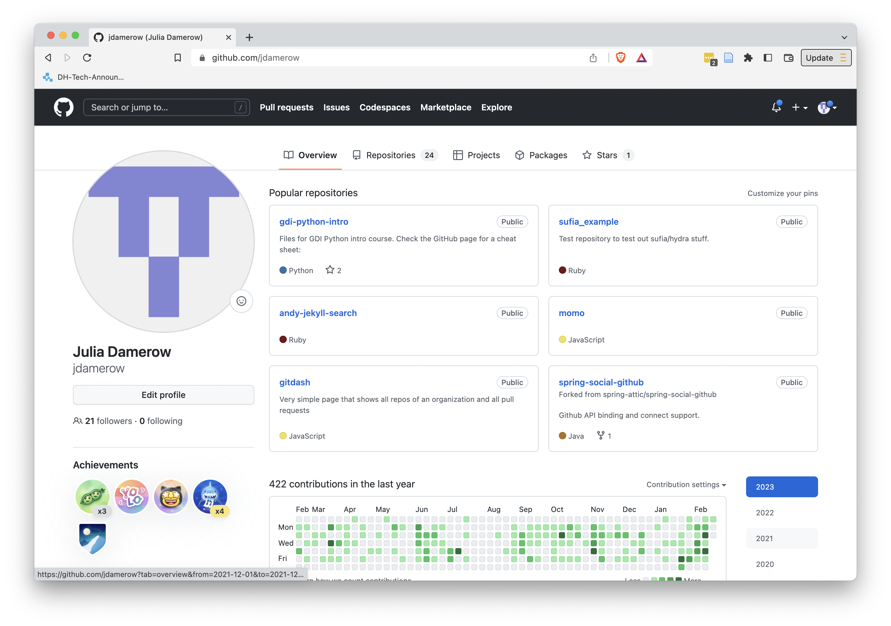 GitHub Profile